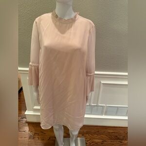 Cupcakes & Cashmere Blush Pleated Dress